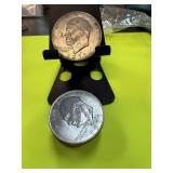 LOT OF 10 MIXED DATE IKE DOLLARS