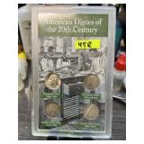AMERICAN DIMES OF THE 20TH C SILVERS MORE