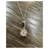 10K GOLD & DIAMOND NECKLACE 1.6G