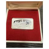 1000 GRAINS FRANKLIN MINT STERLING SILVER BAR
