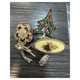 LOT OF BROOCHES / VTG AAA PIN