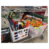2 LARGE BINS OF NERF GUNS