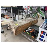 LARGE WOOD CANNON CRATE 105MM HOWITZER
