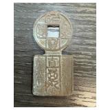 CHINESE BRONZE AMULET COIN