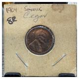 1964 MEMORIAL PENNY CENT SMOKING CIGAR