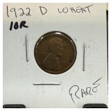 1922-D WHEAT PENNY CENT HARDER DATE