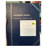 JEFFERSON NICKEL COIN ALBUM COMPLETE 11 SILVER