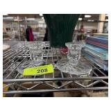 AMERICAN BRILLIANT CRYSTAL CANDLE HOLDERS