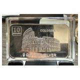 .999 SILVER BULLION COLOSSEUM BAR
