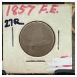 1857 FLYING EAGLE CENT