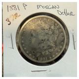 1881 MORGAN SILVER DOLLAR