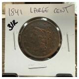 1841 LARGE CENT