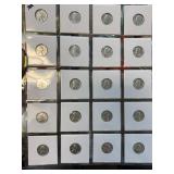 SHEET OF 1943 STEEL WHEAT PENNIES CENTS