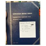 WHEAT MEMORIAL COIN ALBUM 78 COINS