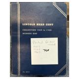 WHEAT CENT COIN ALBUM W BETTER DATES