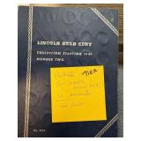 WHEAT MEMORIAL CENT COIN ALBUM 63 COINS