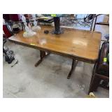 TRESTLE WOOD DINING TABLE / VINTAGE NOTE