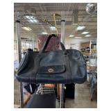 VINTAGE 1970S COACH LEATHER BAG / OVERNIGHT