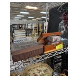 2PC VTG WOOD BOXES / BASEBALL CARDS