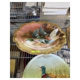 LARGE ANTIQUE HAND PAINTED CORONET LIMOGES  TRAY