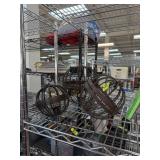 3PC VTG IRON HANGING CANDLE HOLDERS