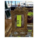 ELIAS 18K GOLD / PEWTER PICTURE PHOTO FRAME