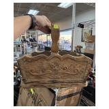 LARGE WOOD BASKET
