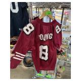STEVE YOUNG #8 FOOTBALL JERSEY