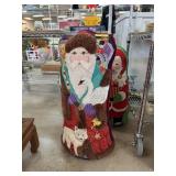 AMANDA LAWFORD? STANDING NEEDLEPOINT SANTA CLAUS