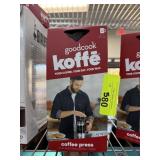 GOODCOOK KOFFE FRENCH PRESS COFFEE MAKER NEW 12C