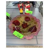 VERY NICE VINTAGE GOOFUS GLASS BOWL