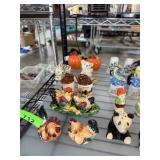 QTY 5 PAIRS VINTAGE SALT PEPPER SHAKERS