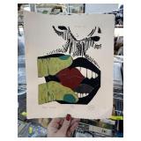 SIGNED PRINT STOLEN WORDS 8/8