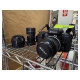 NIKON N8008S CAMERA W ACCESSORIES