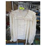 VINTAGE YVES SAINT LAURENT RIVE GAUCHE SILK BLOUSE