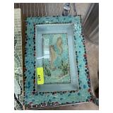 TILE MOSAIC SEAHORSE SEA HORSE WALL DECOR