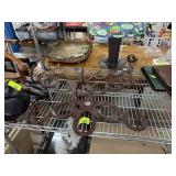 LOT OF HORSESHOE HAT / COAT RACKS