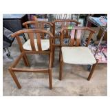 HANS J FRYDENDAL MID CENTURY CHAIRS 4PC LOOK UP