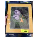 PAUL ROSS BIRD PRINT SIGNED