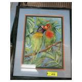 ORIGINAL WATERCOLOR PAINTING CECY TURNER LISTED