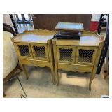 2PC MATCHED SIDE TABLES / CABINETS NIGHT STANDS
