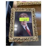 ELIAS 18K GOLD / PEWTER PICTURE PHOTO FRAME