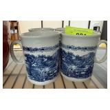 4pc CHURCHILL ENGLISH COUNTRYSIDE MUGS CUPS 4pc CHURCHILL ENGLISH COUNTRYSIDE MUGS CUPS