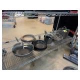 LARGE LOT OF ANALON COOKWARE LARGE LOT OF ANALON COOKWARE