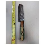 DAMASCUS STEEL FIXED BLADE KNIFE DAMASCUS STEEL FIXED BLADE KNIFE