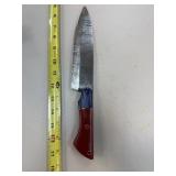 DAMASCUS STEEL FIXED BLADE KNIFE DAMASCUS STEEL FIXED BLADE KNIFE