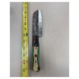 DAMASCUS STEEL FIXED BLADE KNIFE DAMASCUS STEEL FIXED BLADE KNIFE