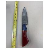 DAMASCUS STEEL FIXED BLADE KNIFE DAMASCUS STEEL FIXED BLADE KNIFE