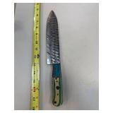 DAMASCUS STEEL FIXED BLADE KNIFE DAMASCUS STEEL FIXED BLADE KNIFE