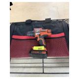 BLACK & DECKER CORDLESS DRILL & BAG BLACK & DECKER CORDLESS DRILL & BAG